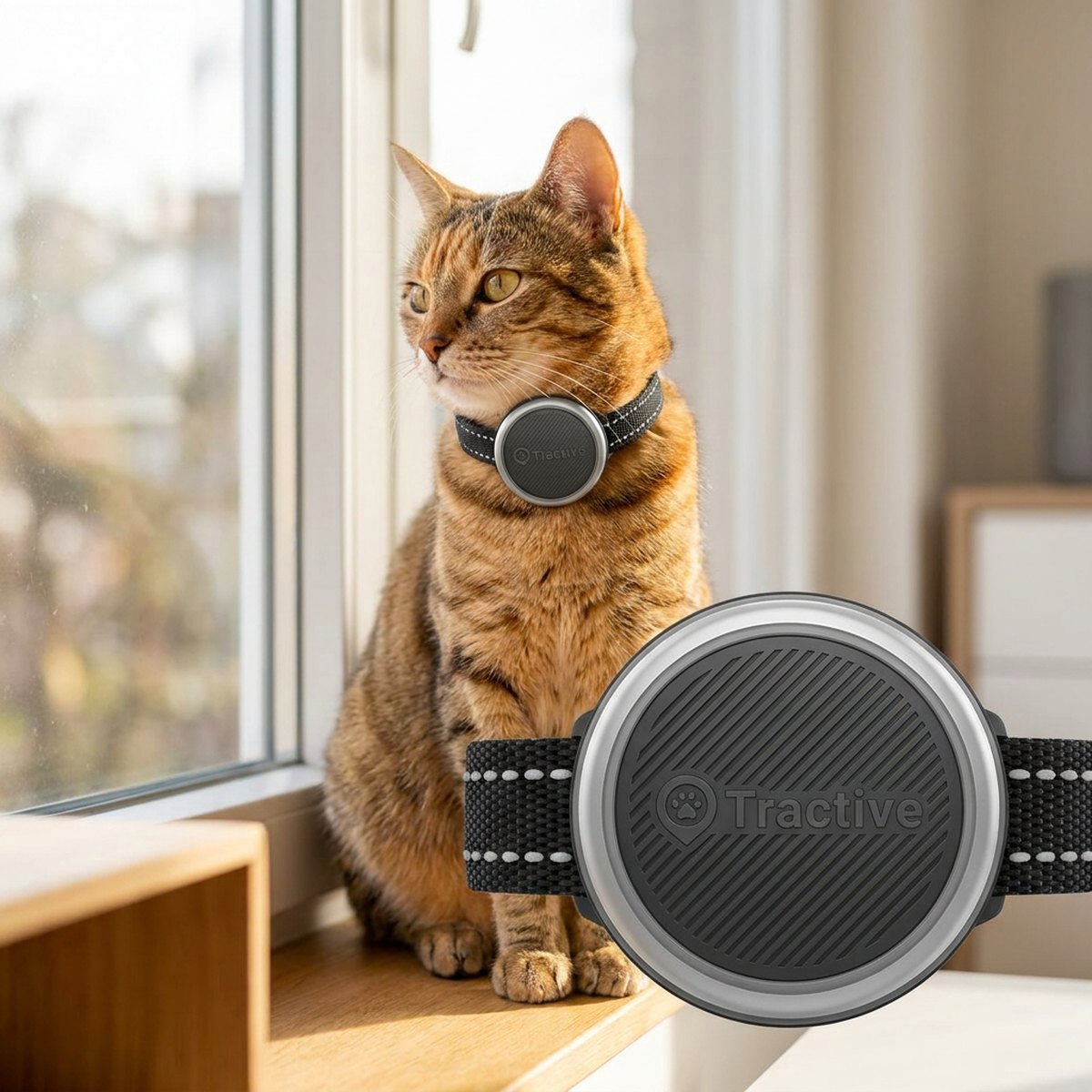 GPS-halsband Katt