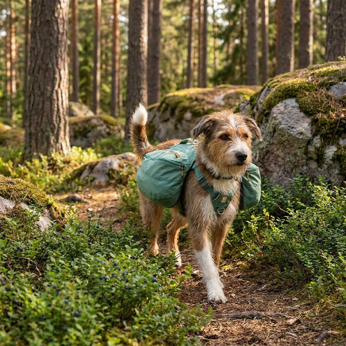 Klövjeväska hund