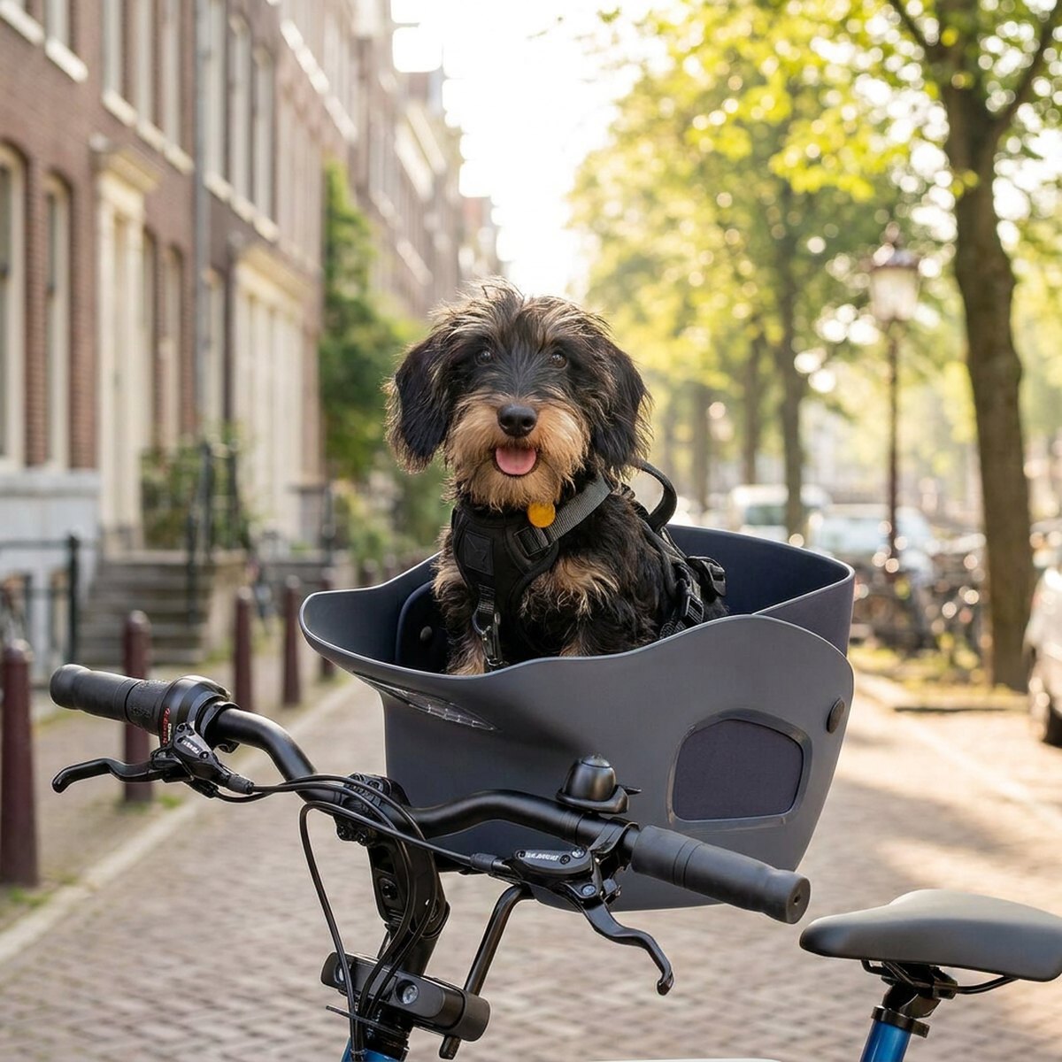 Cykelkorg hund